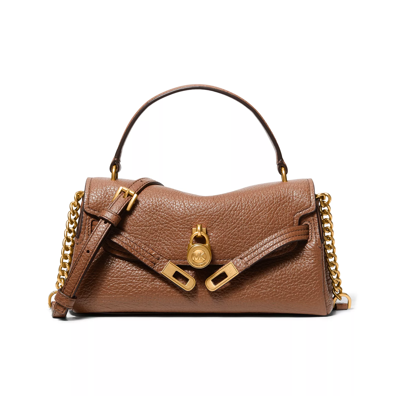 满$100返$20StarMoney！Michael Kors Hamilton Moderne Extra Small 手提包 黑色/棕色