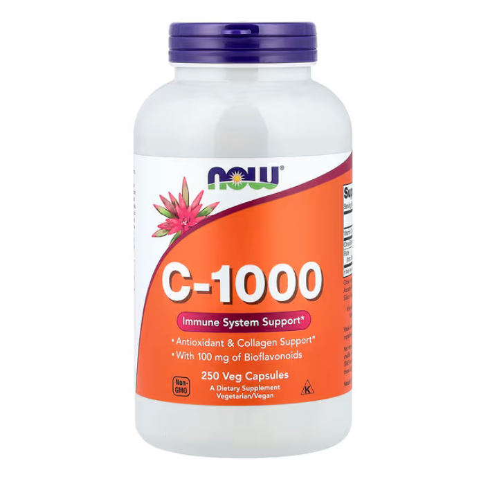 NOW Foods, C-1000，含 100 毫克生物类黄酮，250 粒素食胶囊