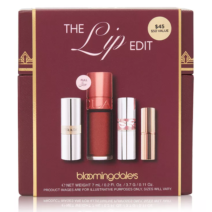价值$50！Bloomingdale's 大牌唇部彩妆4件套