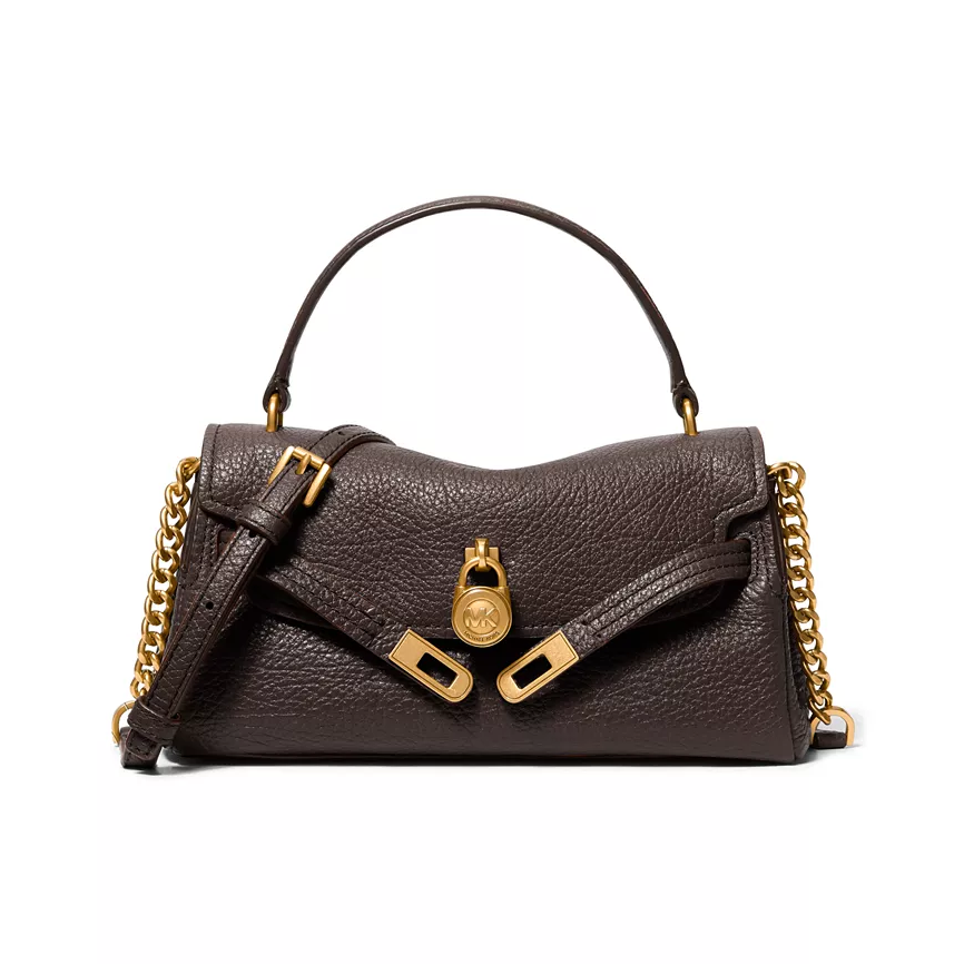 巧克力色补货！Michael Kors Hamilton Soft Extra-Small 手提斜挎包