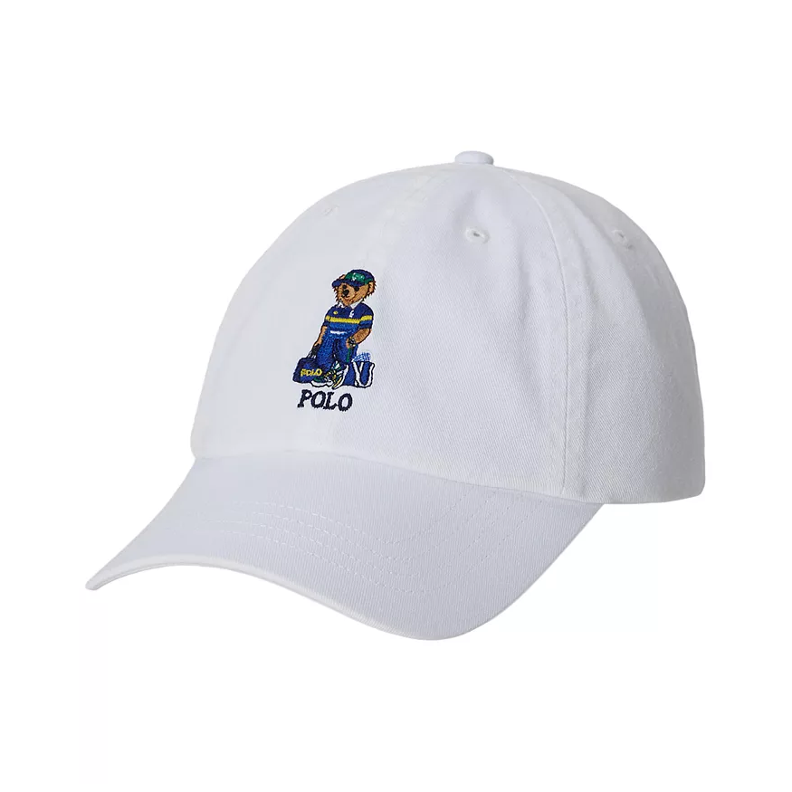 Polo Ralph Lauren 拉夫劳伦大童款 US Open 小熊印花棒球帽