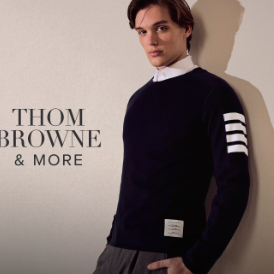 Rue La La：男士时尚专场 Thom Browne、Burberry、Gucci 等品牌