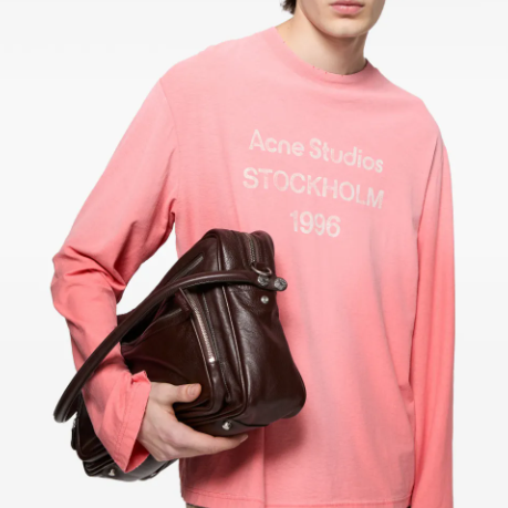 CA站定价优势！Acne Studios 1996 喷漆效果logoT恤