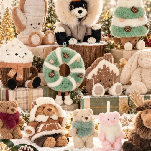 Selfridges:Jellycat 2026圣诞第二波上新!入松塔树、吉利猫高山装等