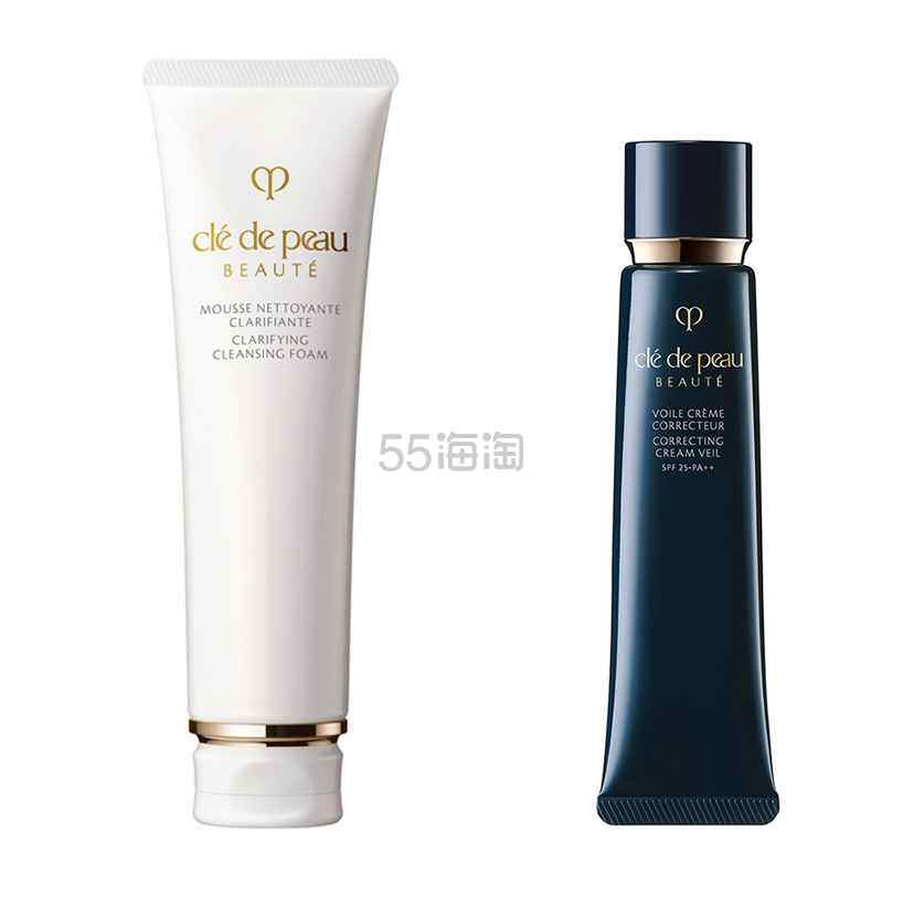 肌肤之钥 光凝润采妆前霜 37ml+净采洁面膏（清爽型） 125ml