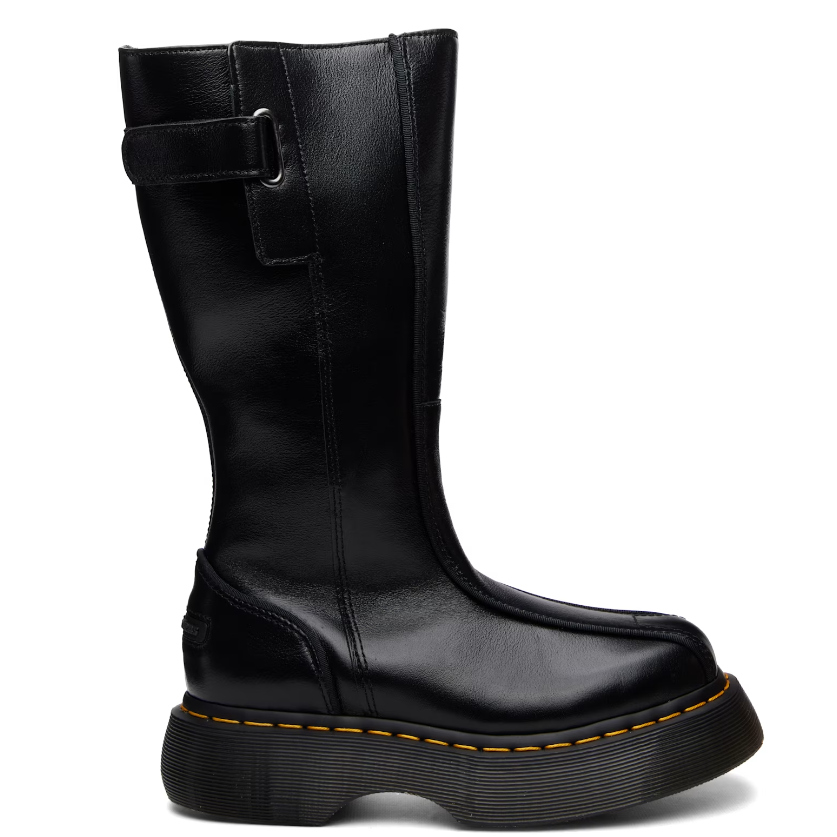 港站定价优势！DR. MARTENS 黑色 Buzz Hi 中筒靴