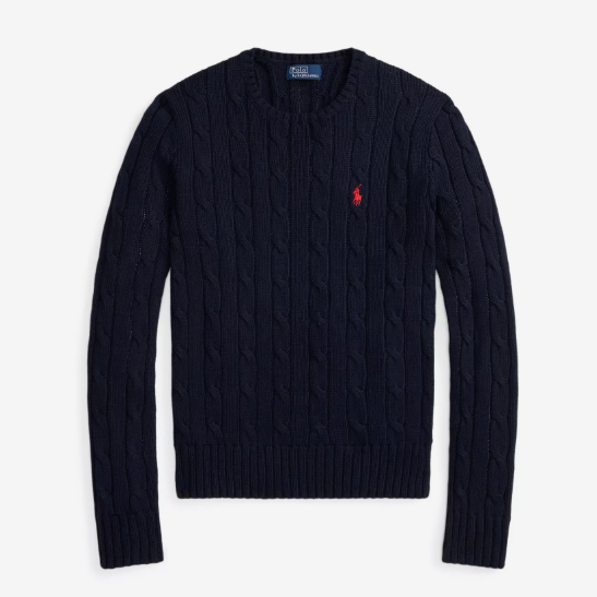 Polo Ralph Lauren 拉夫劳伦小马标绞花毛衣