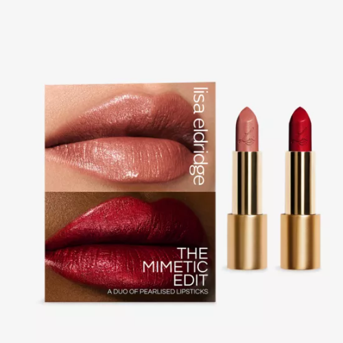 2026圣诞新品上线！Lisa Eldridge 珠光口红 双支装