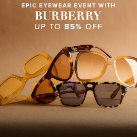 Rue La La：大牌墨镜闪促 关注 Burberry、Gucci、BV 等
