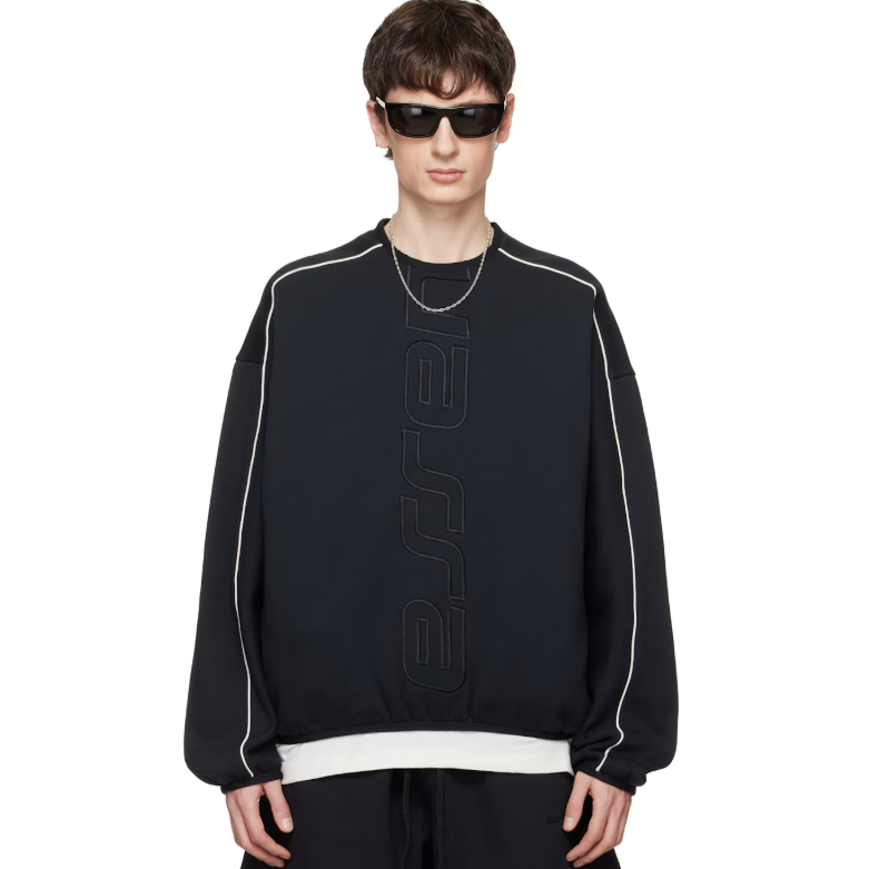 FEAR OF GOD ESSENTIALS 黑色 Active Trace Modern Crewneck 套头衫